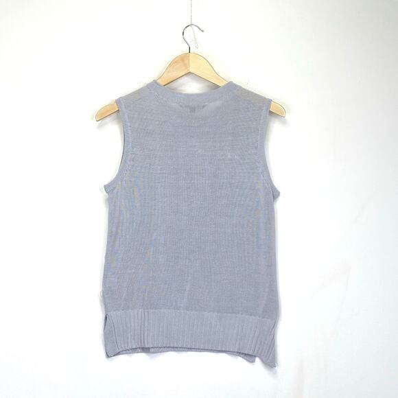 Movetes The Adelaide Golf Vest Lt Gray Sleeveless Womens Sz S Athleisure Top NEW - Picture 6 of 10